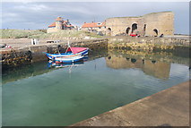 NU2328 : Beadnell Harbour and lime kilns by N Chadwick