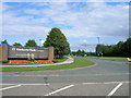 Factory entrance on Falkland Way