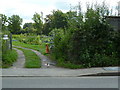 Allotments entrance on Copthorne Bank