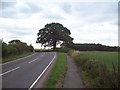 The B6050 Road near Cutthorpe