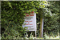 2011 : Overgrown quarry sign on the B4060