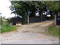 Sandlings Walk Footpath to the B1069 Snape Road