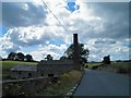 Chimney alongside road to Whitley at Quebec