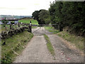 SJ8957 : Gate on the farm lane by Jonathan Kington