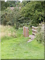 Footbridge on the footpath to the Sandlings Walk Path