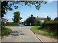 Approaching the A59 at Whixley Lodge