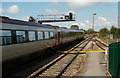 CrossCountry train leaves Bristol Parkway