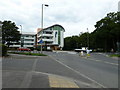 Approaching a roundabout on the B3037 (a)