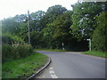 Junction of road from Waterperry village