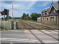 Railway looking north at Leaton