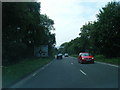 A507 approaching Clophill roundabout