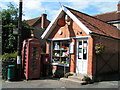 Post Office and bus stop in Chilton Polden