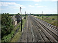 Looking south along the East Coast Main Line