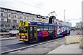 Blackpool Centenary class tram no. 647 on Promenade, North Shore, Blackpool