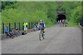 SK1871 : Cyclists on the Monsal Trail by Mick Garratt