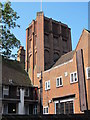 Fire station - tower, Lancaster Grove / Eton Avenue, NW3