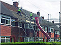 Roofers at Work in Tofts Road