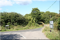 SW7116 : Minor road junction near Tresaddern by Rod Allday