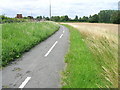 Cycle track beside the A18