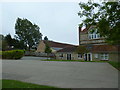 Side view of The Bay School as seen from Winchester Park Road