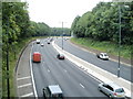 M4 motorway heads north towards junction 27