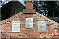 Robert Burns plaques at New Cumnock