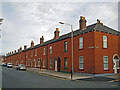 Red brick terraced houses