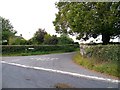 The eastern entrance into Ballyculter Road