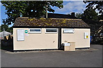 NY9038 : Toilet Block at Westgate Campsite by Ashley Dace