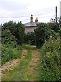 Sandlings Walk footpath to Sloe & Back Lanes