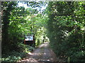 Access road to Goddington House