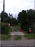 TM4159 : Footpath to the B1121 Aldeburgh Road by Geographer
