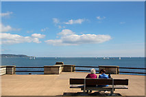 O2528 : Looking at the Sea, Dun Laoghaire, Ireland by Christine Matthews