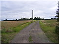 Footpath to Grove Road & Entrance to Little Moor Farm