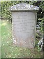 NJ5210 : Tragic tombstone at Leochel-Cushnie by Stanley Howe