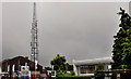 J3873 : Communications mast, Belfast by Albert Bridge