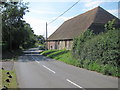 Thatched barn at Lunsford Farm