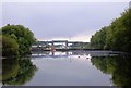 Approaching Irlam Lock on the Manchester Ship Canal