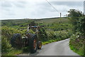 Tractor and lane at Woon Villa