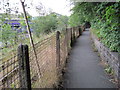 Footpath beside Buxton Rail Station