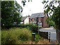 Footpath and Edwardian semis, Marple Bridge