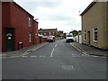 Looking from Leesland Road into Tribe Road