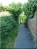 SU5305 : Mid-section of the footpath from West Street to Coach Hill by Basher Eyre