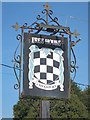 The Chequers sign