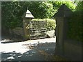 Gateway of the former Wesleyan Chapel, Lamb Hall Road, Longwood