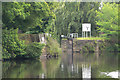 Cooper Bridge Cut End Flood Gates from river