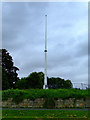 NS5762 : Queens Park flagpole by Thomas Nugent