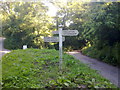 Road junction at Lannacombe Green