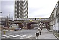 Bridge Demolition,  Burdett Road,   Bow