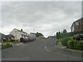 St Abbs Drive - looking up from St Abbs Fold